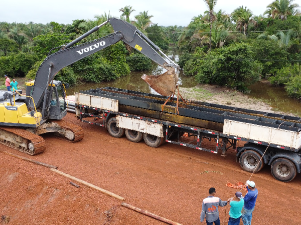 Iniciada a segunda etapa da construção da ponte do povoado Tatajuba.